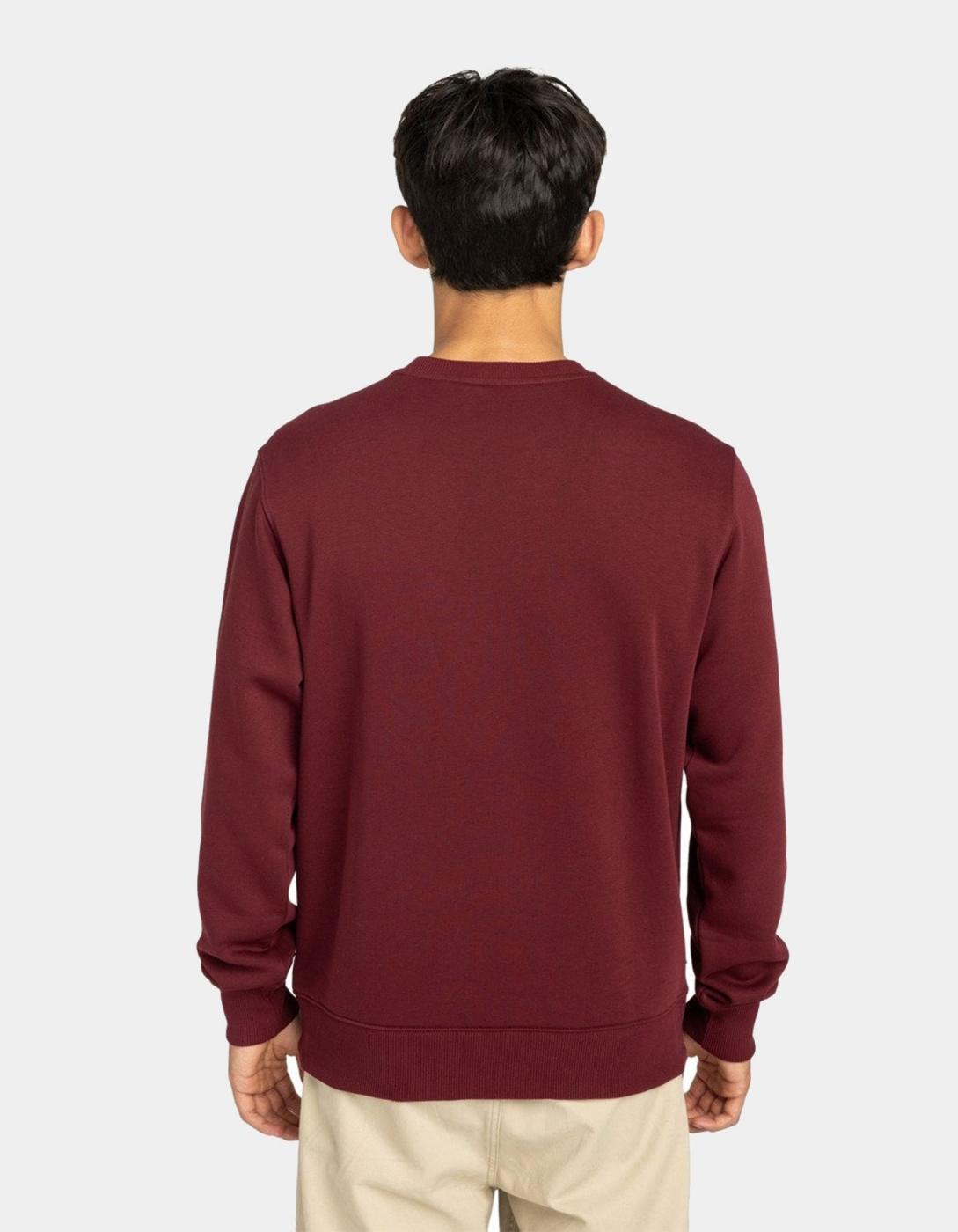 Sudadera ELEMENT Crew ICON EMBROIDERY - Zinfandel