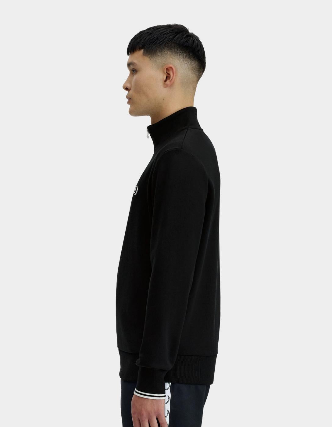 Sudadera FRED PERRY HALF ZIP M3574 - Black