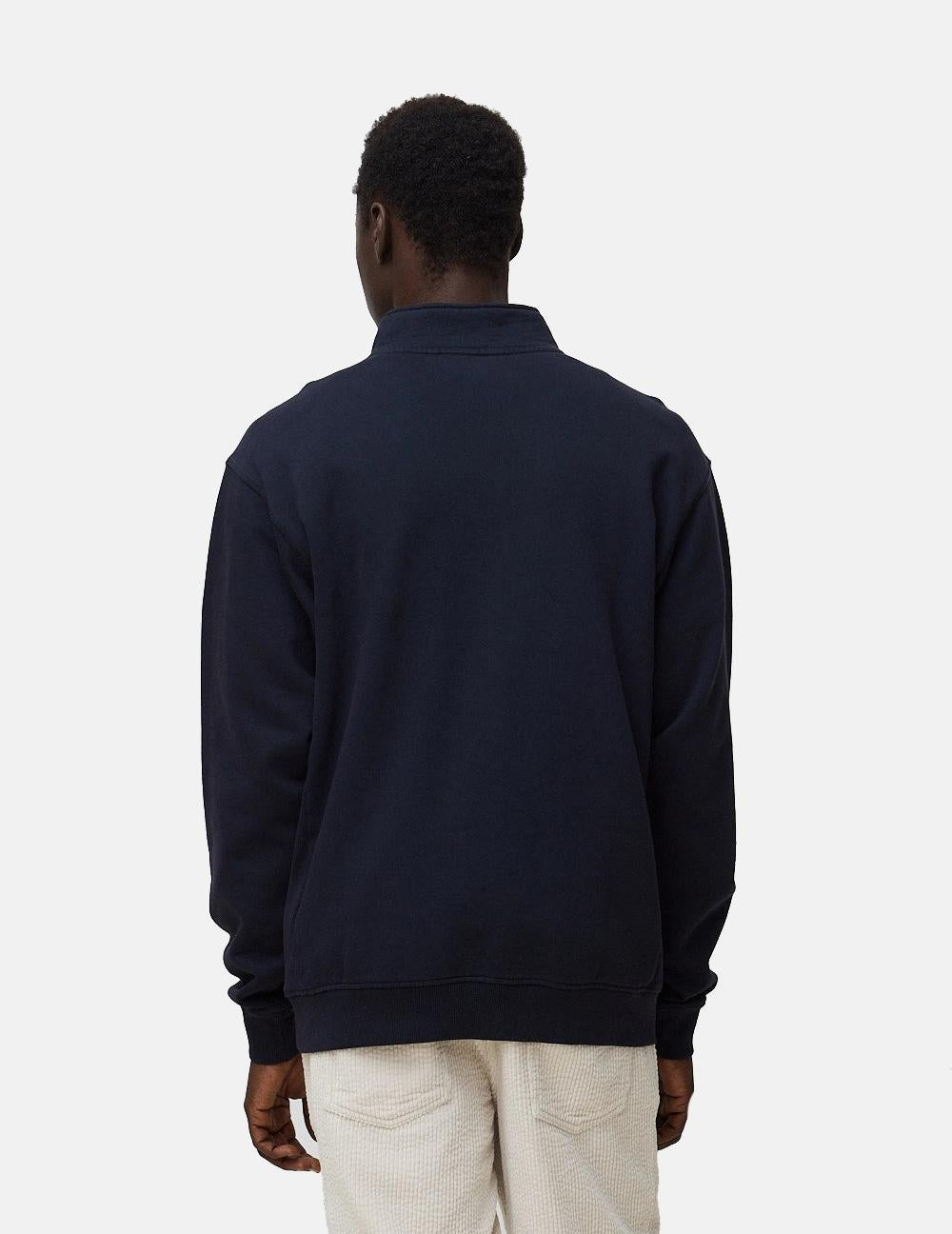 Sudadera Half Zip BLUE BANANA LOGO - Navy