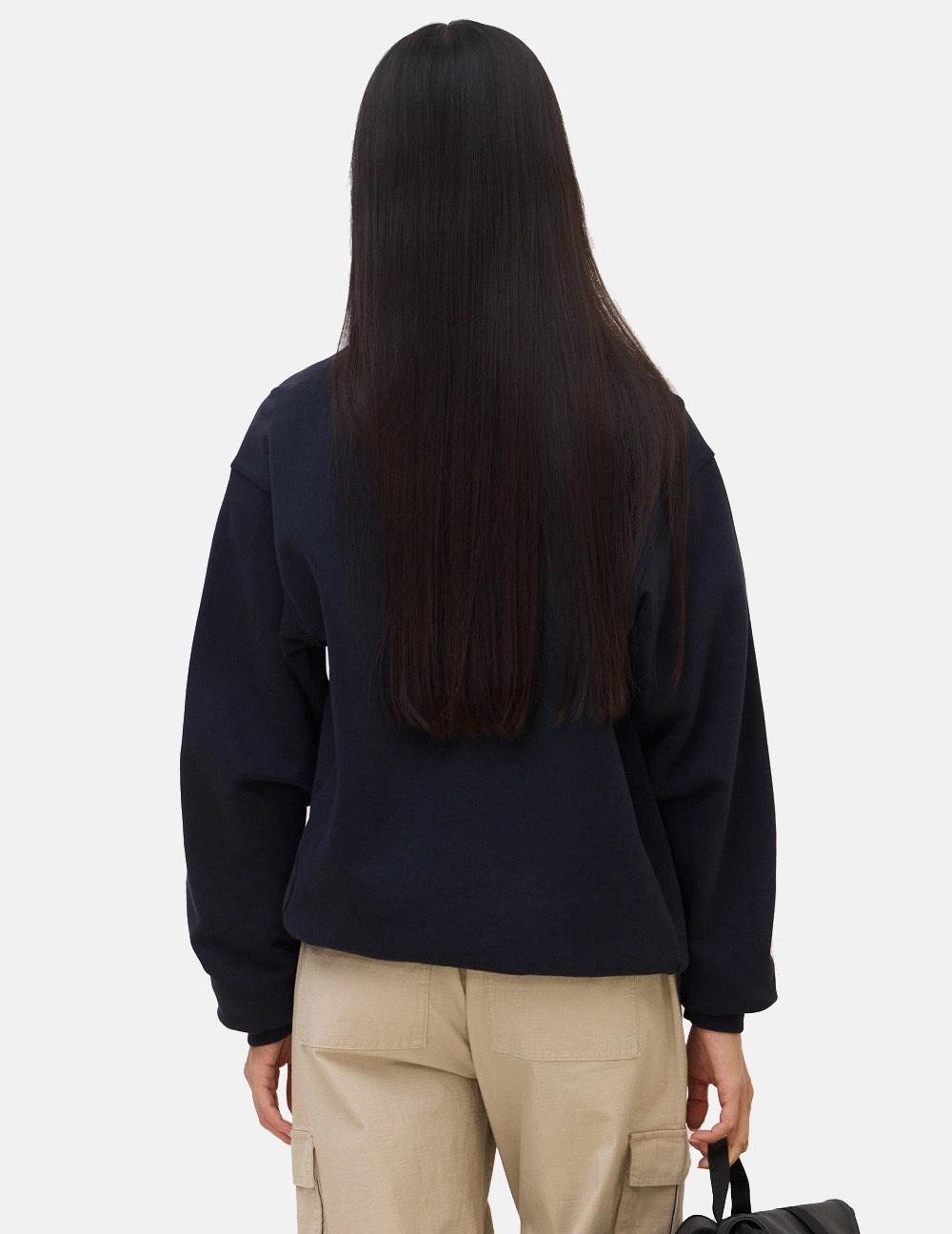Sudadera Half Zip BLUE BANANA LOGO - Navy