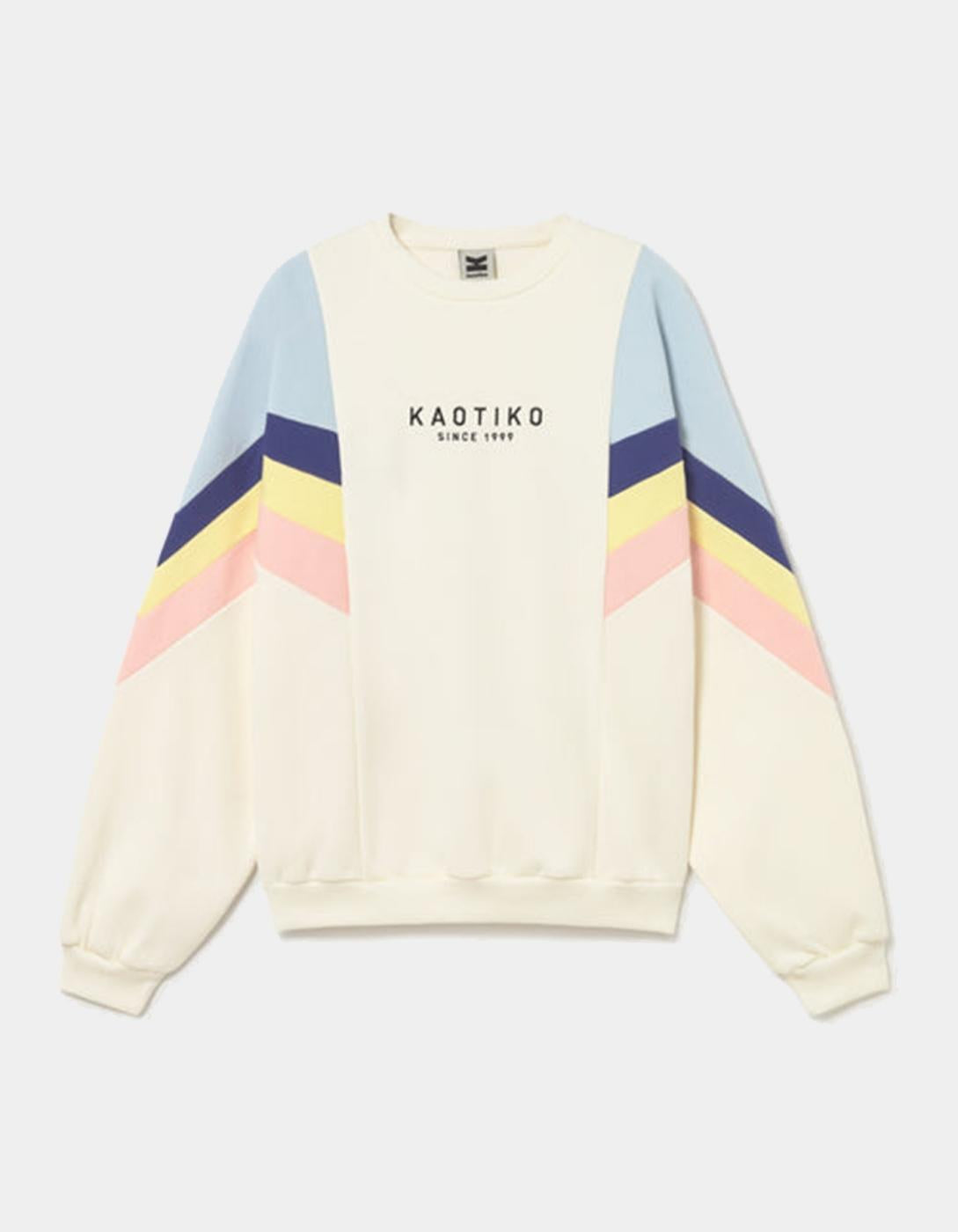 Sudadera KAOTIKO GINGER - Ivory/Blue/Navy/Rose/Yellow