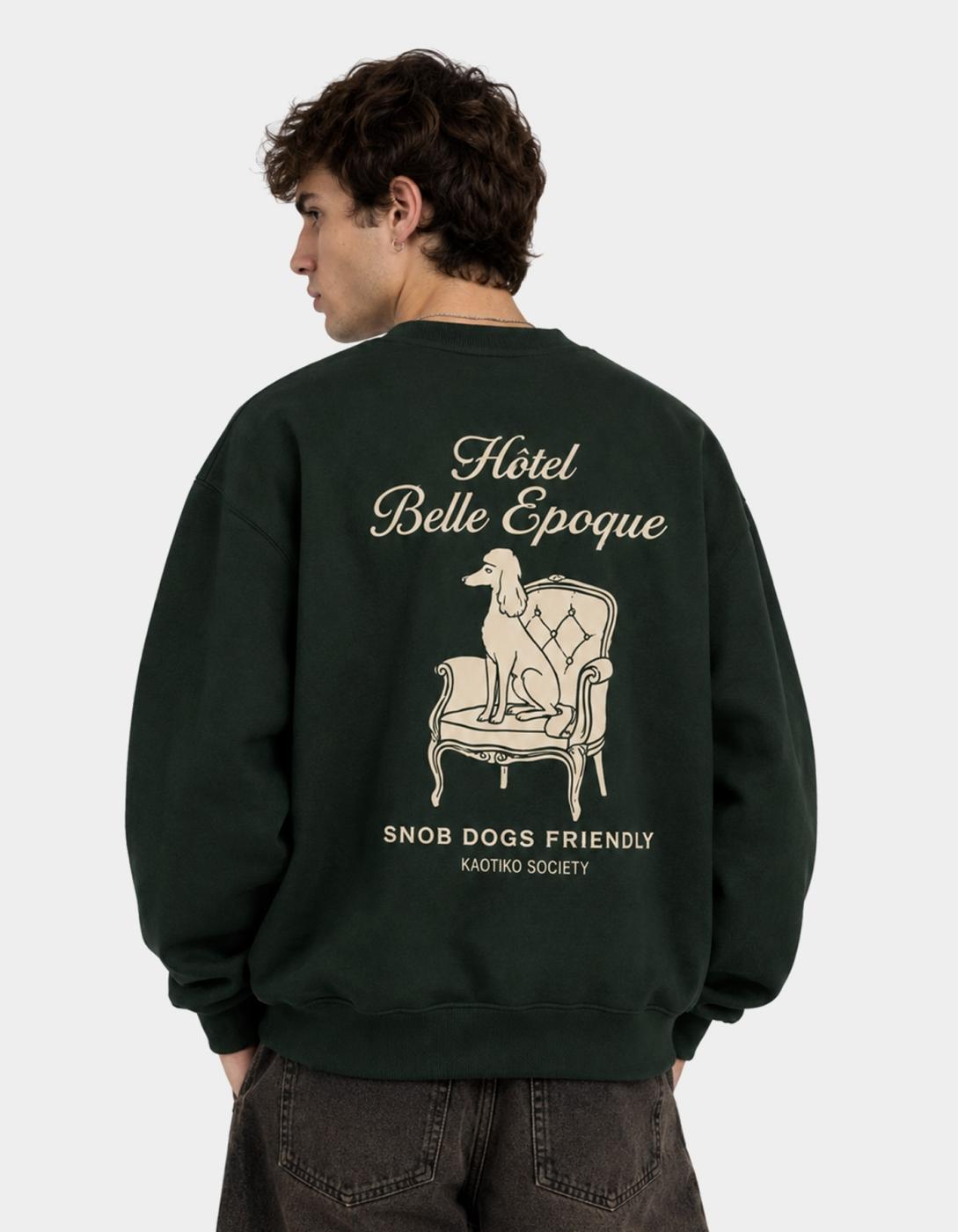 Sudadera KAOTIKO SNOB DOGS - Green
