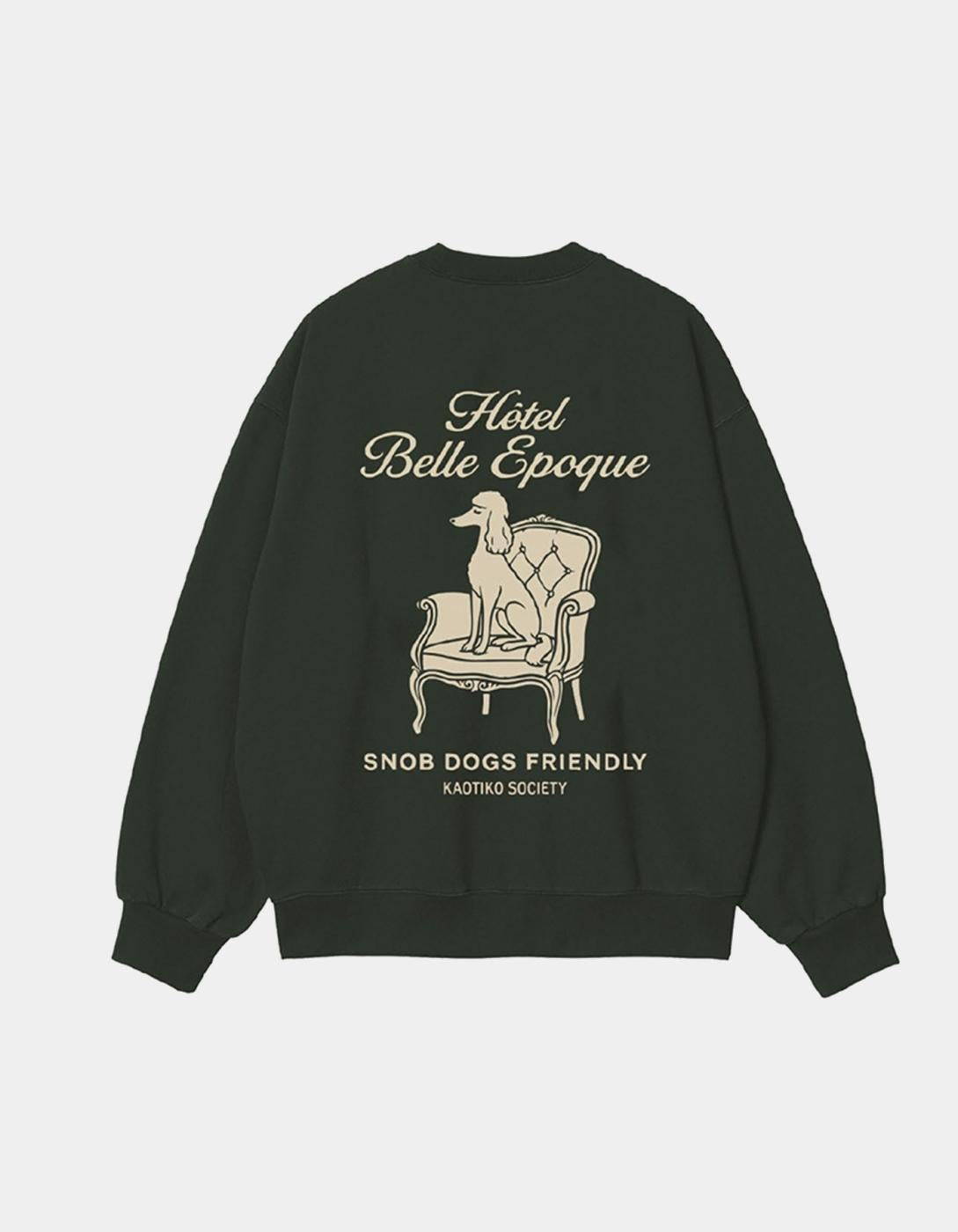 Sudadera KAOTIKO SNOB DOGS - Green