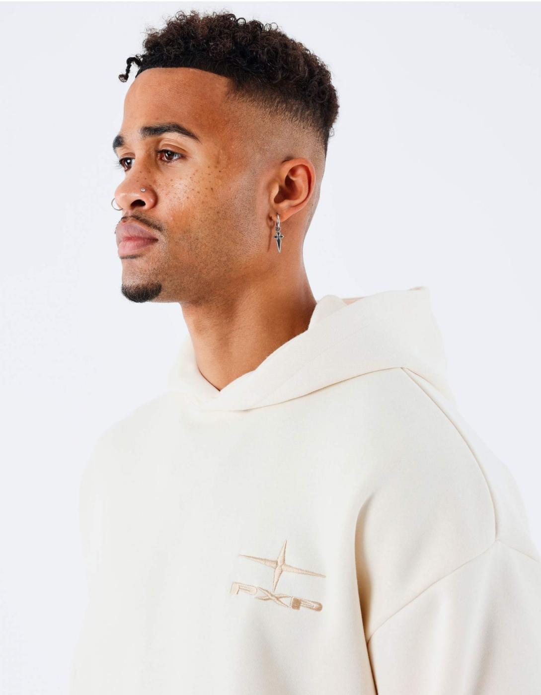 Sudadera PXP Capucha 2522506 - Tiza