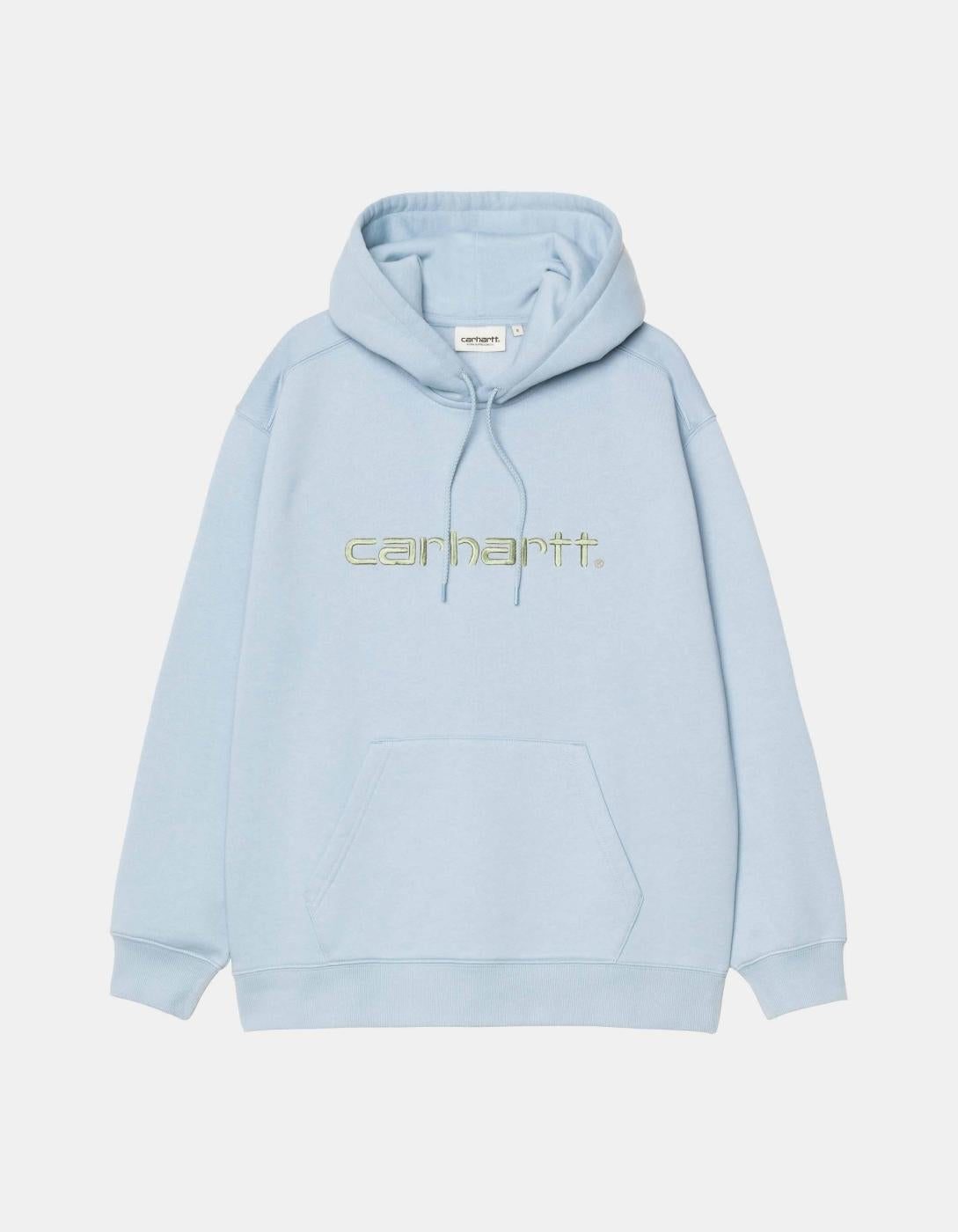 Sudadera W' CARHARTT WIP HOODED CARHARTT- Blue Fog / Pale