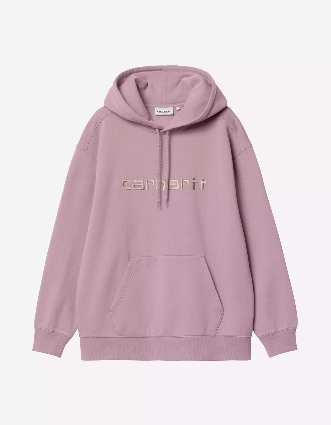 Sudadera W' HOODED CARHARTT WIP - Gentle Pink / Cinneru