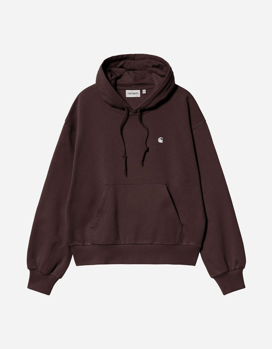 Sudadera W' HOODED CASEY - Palisander / Silver