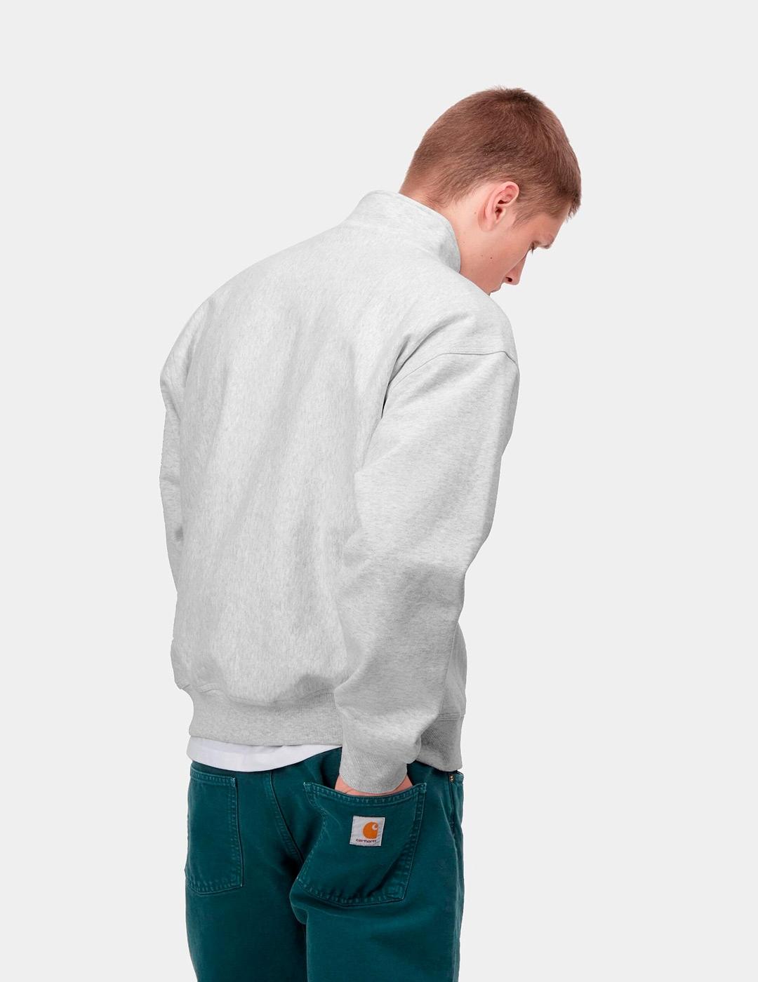 Sudadera ZIP AMERICAN SCRIPT - Ash Heather