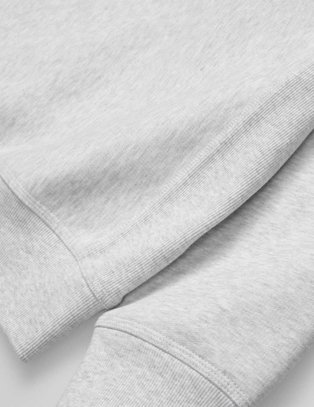 Sudadera ZIP AMERICAN SCRIPT - Ash Heather