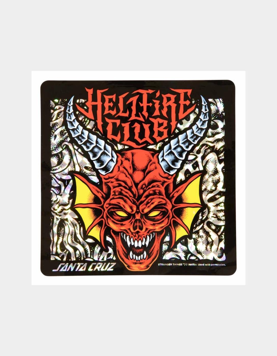 Tabla Skate SANTA CRUZ X STRANGER THINGS HELLFIRE 8.