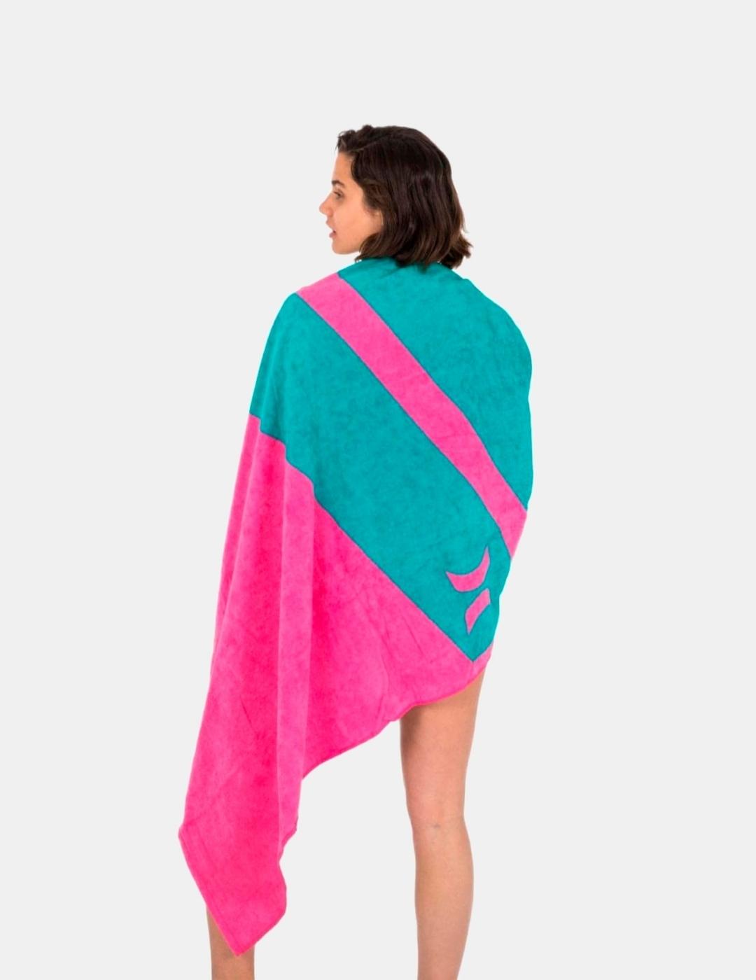 Toalla HURLEY U ICON SLASH NEON PINK - Hyper Pink