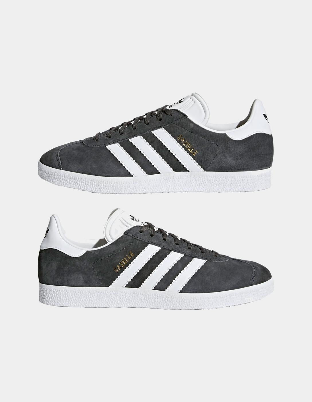 Zapatillas ADIDAS GAZELLE - Dark Grey Heather/White/Gold