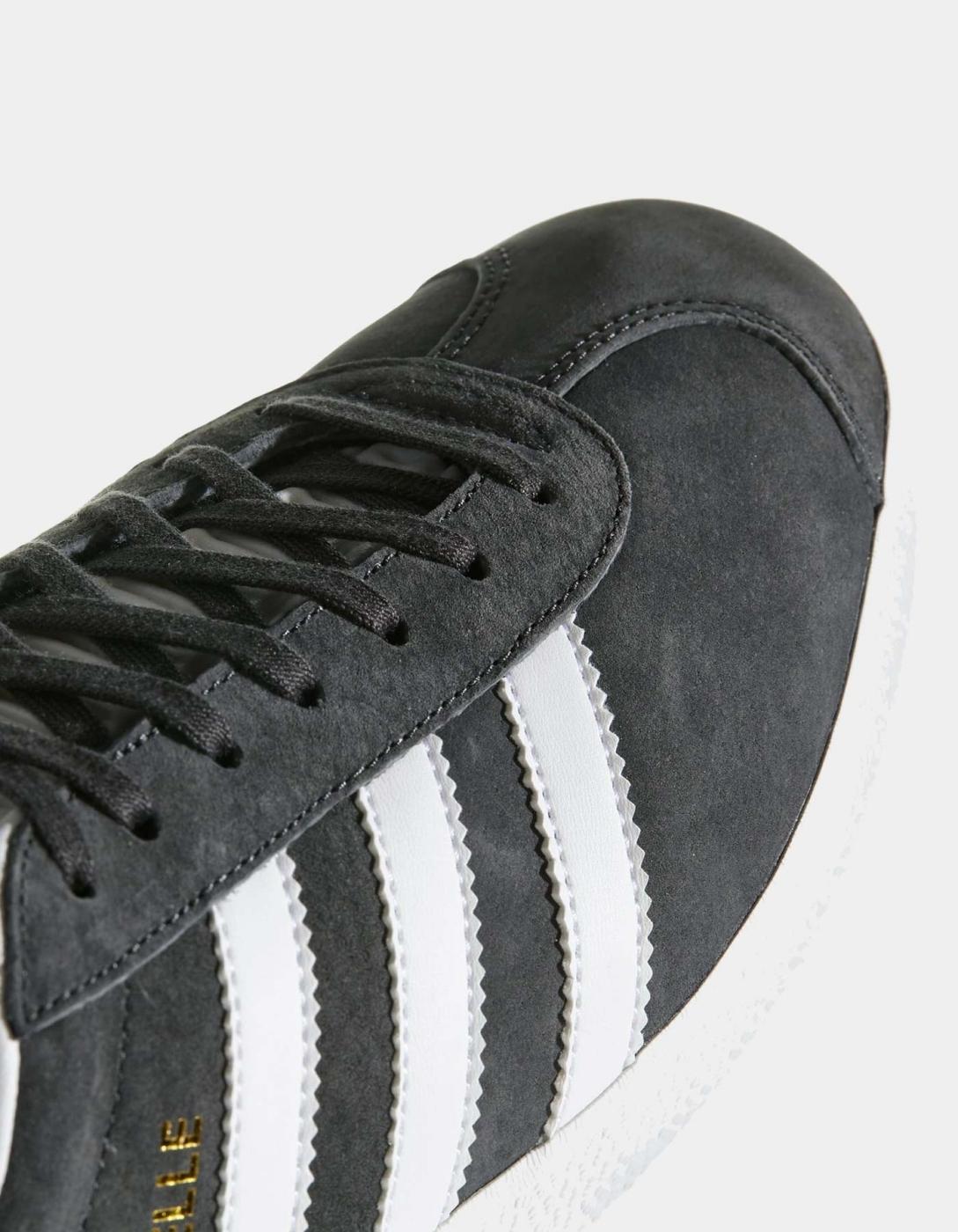 Zapatillas ADIDAS GAZELLE - Dark Grey Heather/White/Gold