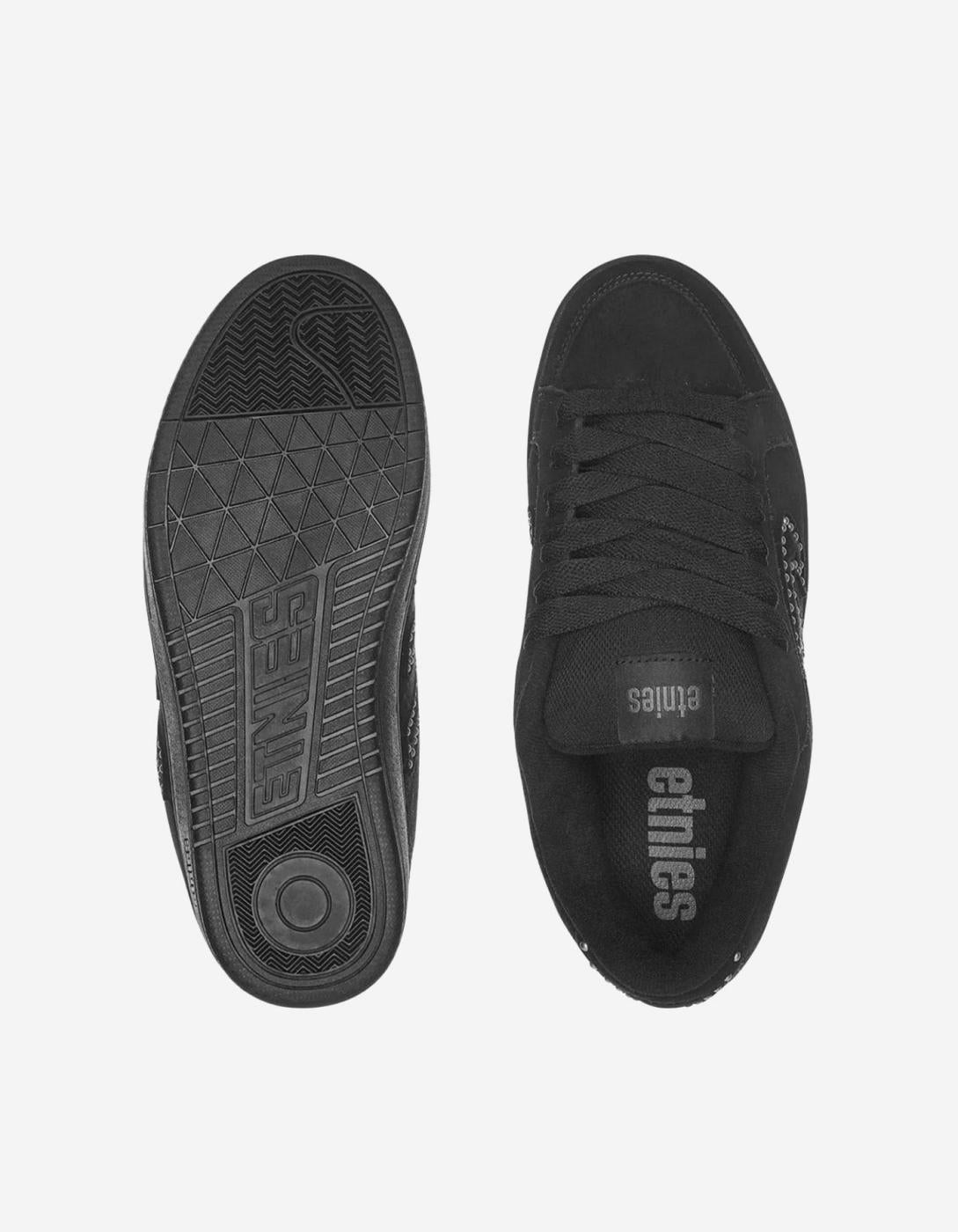 Zapatillas ETNIES KINGPIN - Black/Black/Silver