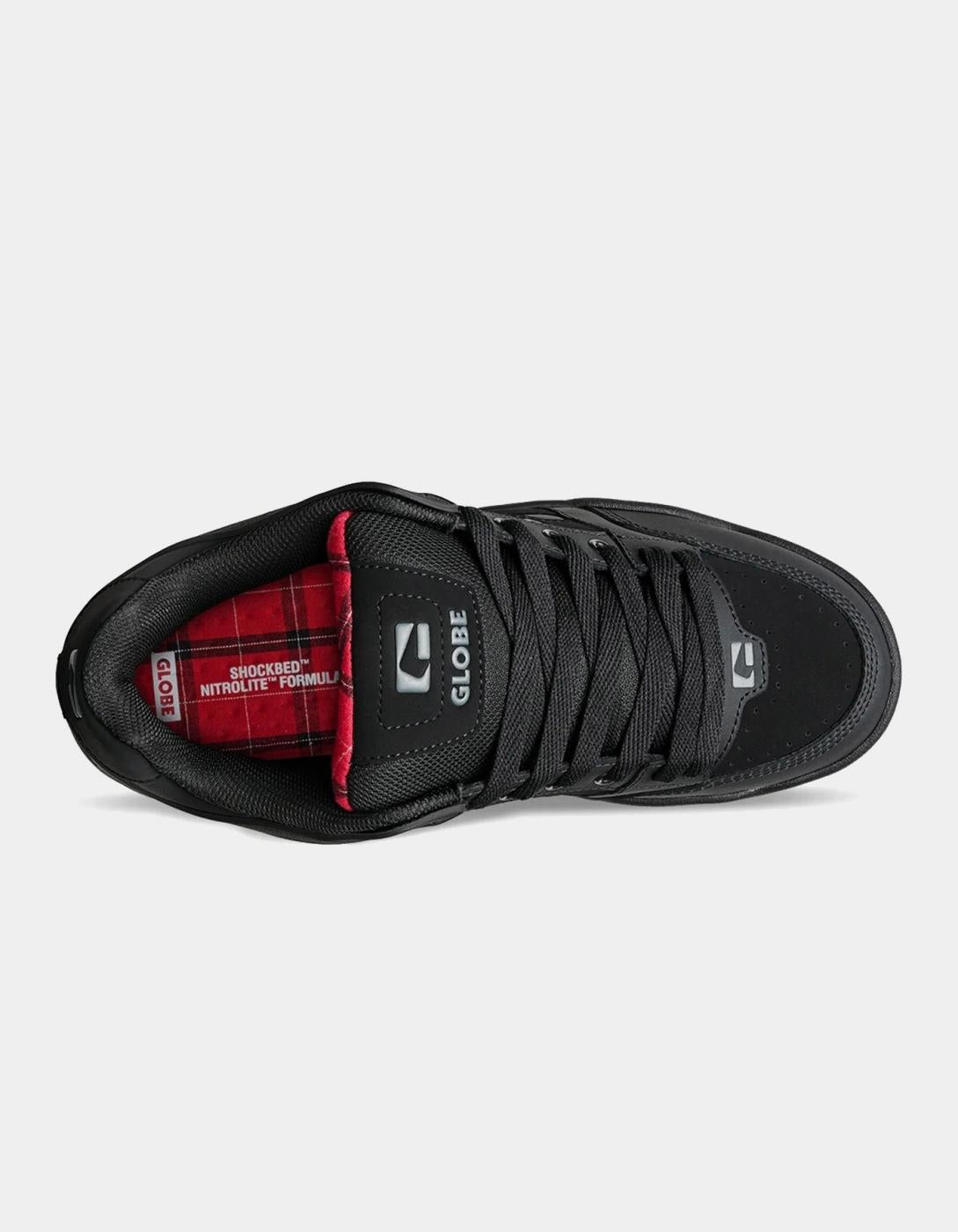Zapatillas GLOBE TILT - Black/Red/Tartan