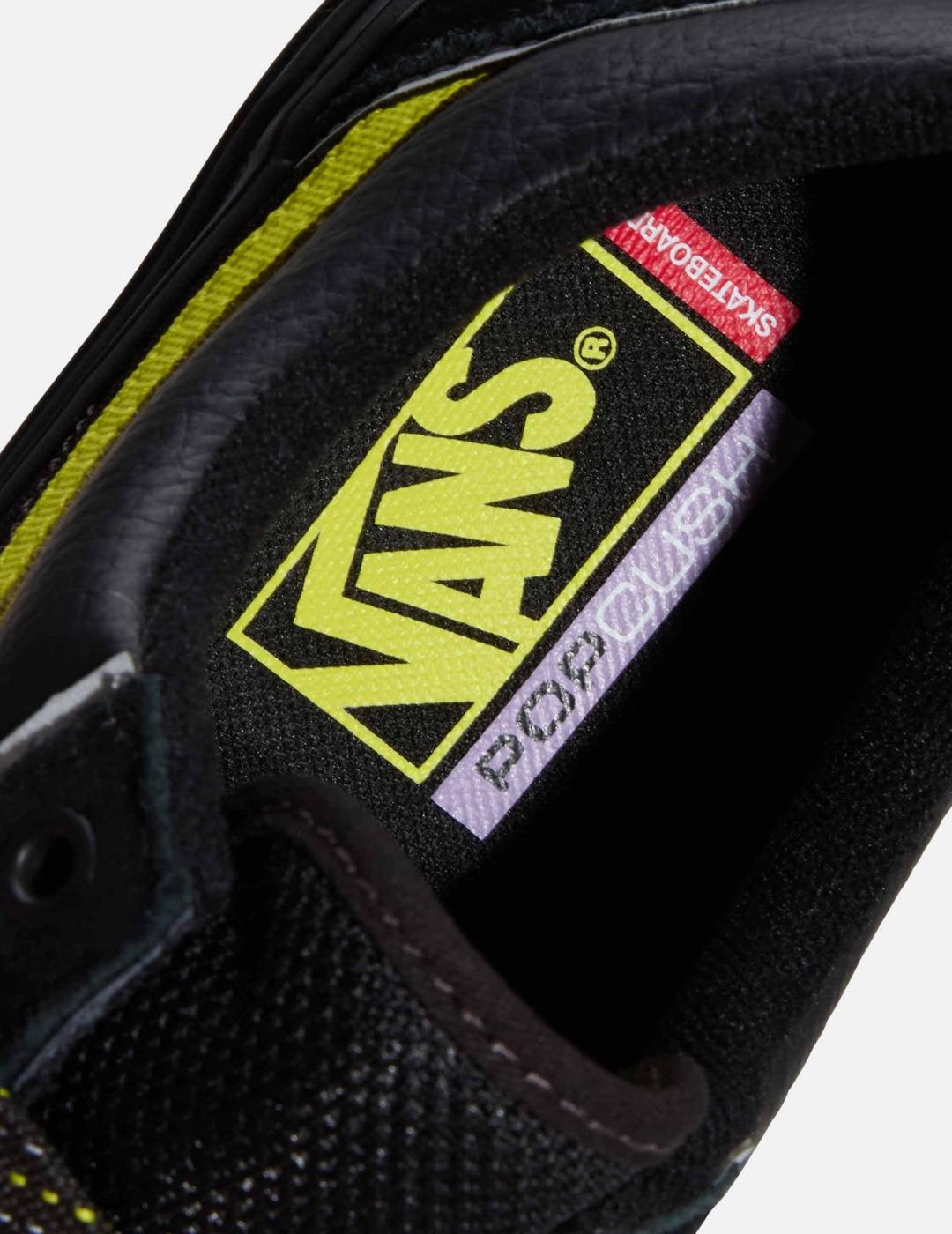 Zapatillas VANS SKATE OLD SKOOL WAFFLECUP RFL - Black/Lime
