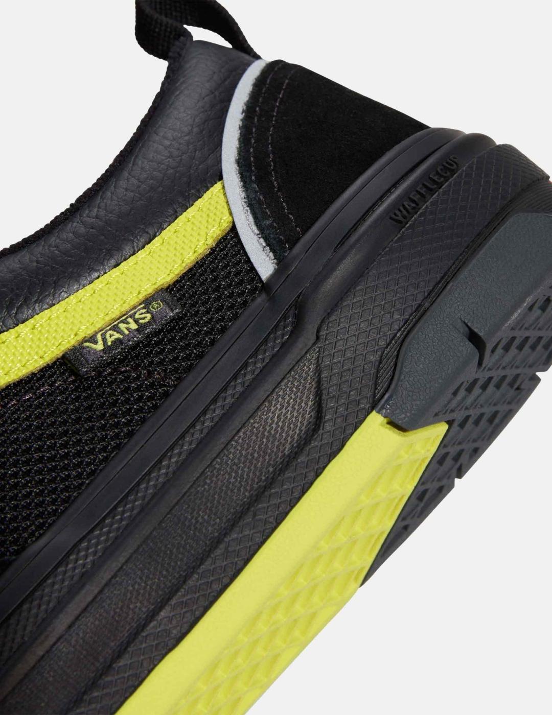Zapatillas VANS SKATE OLD SKOOL WAFFLECUP RFL - Black/Lime