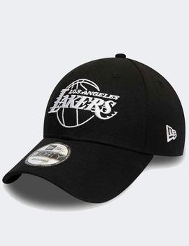 Gorra New era NBA ESSENTIAL OUTLINE LA LAKERS - Negro