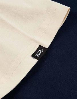 Camiseta VANS COLORBLOCK - Dress Blues/Seed Pearl