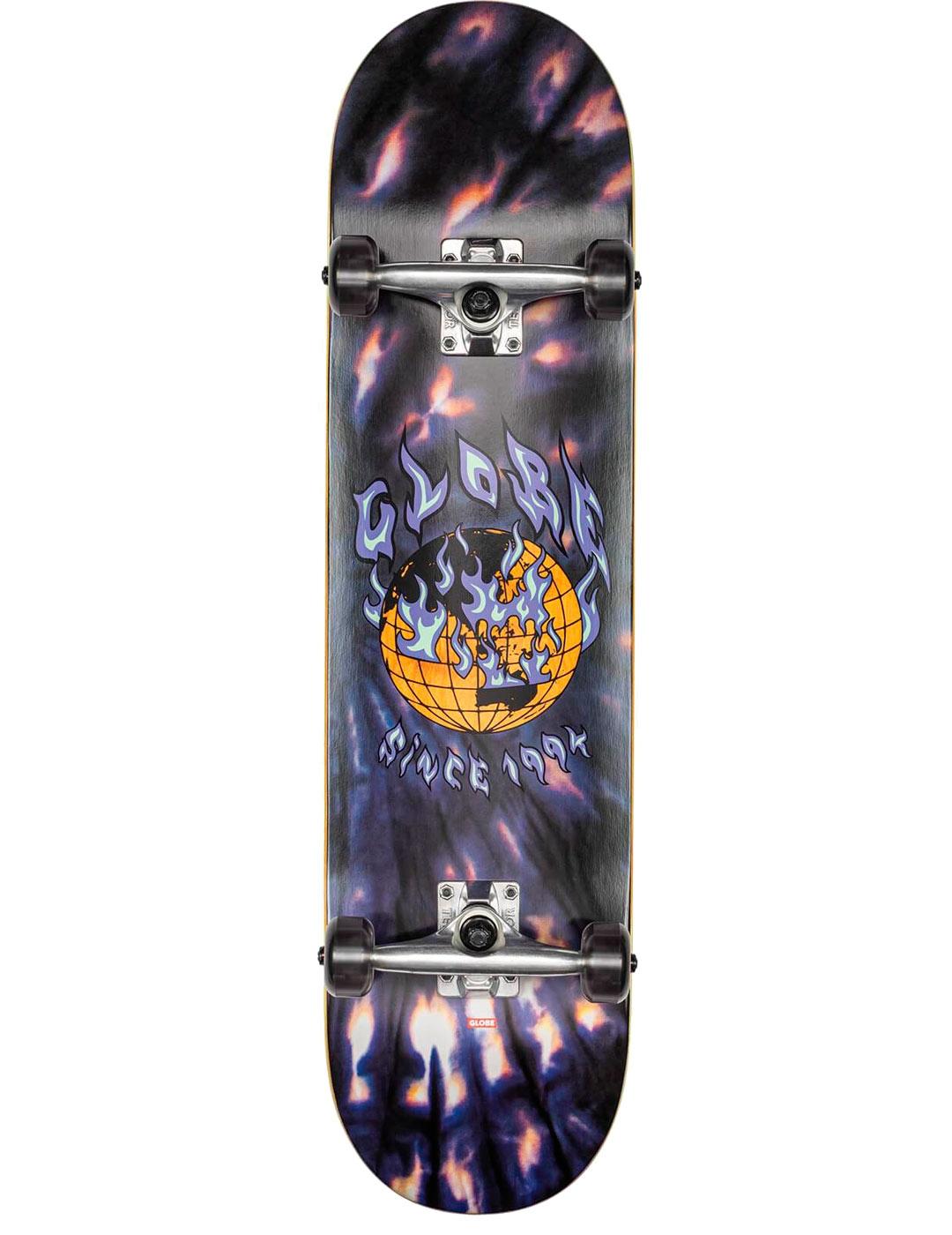 Globe G1 Ablaze Skateboard | Black Dye