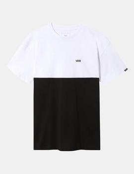 Camiseta Vans COLORBLOCK - White black