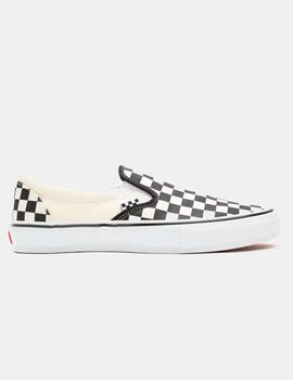 Zapatillas VANS SKATE SLIP-ON - Black/Off White/Check