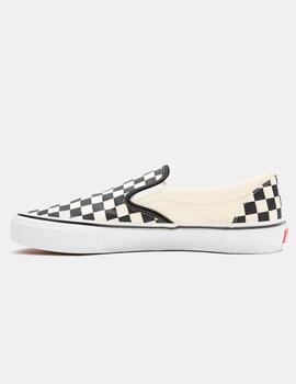 Zapatillas VANS SKATE SLIP-ON - Black/Off White/Check