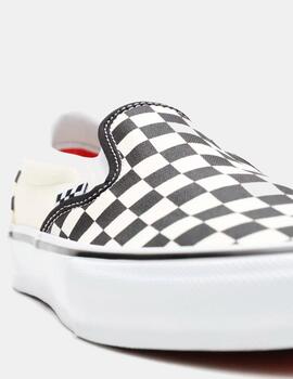 Zapatillas VANS SKATE SLIP-ON - Black/Off White/Check