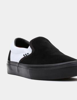 Zapatillas VANS SKATE SLIP-ON - Black/Black/White