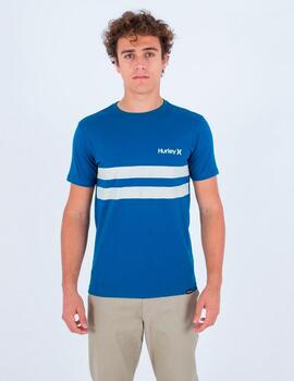 Camiseta HURLEY OCEANCARE BLOCK PARTY - Navy Blue