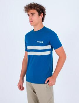 Camiseta HURLEY OCEANCARE BLOCK PARTY - Navy Blue