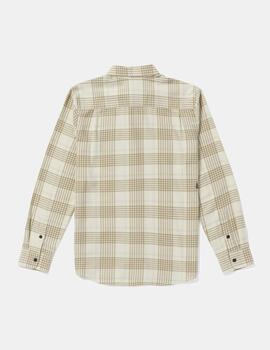 Camisa VOLCOM CADEN PLAID - Dirty White