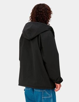 Cazadora CARHARTT HOODED COACH - Black/White