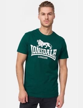 Camiseta LONSDALE LOGO - Bottle Green