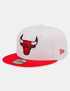 Gorra NEW ERA 9FIFTY CROWN BULLS - White