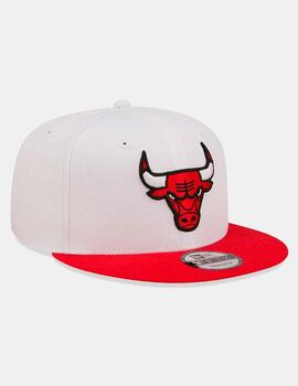 Gorra NEW ERA 9FIFTY CROWN BULLS - White