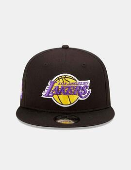 Gorra NEW ERA 9FIFTY SIDE PATCH LAKERS - Black