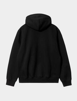 Sudadera Capucha CARHARTT SWEAT- Black / White