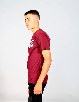 Camiseta VANS CLASSIC - Burgundy/White