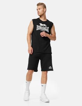 Camiseta LONSDALE CLOPTON - Black/White