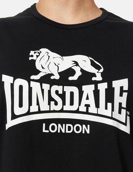 Camiseta LONSDALE CLOPTON - Black/White