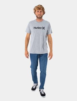 Camiseta HURLEY EVD WASH CORE OAO SOLID - Dk Grey Htr