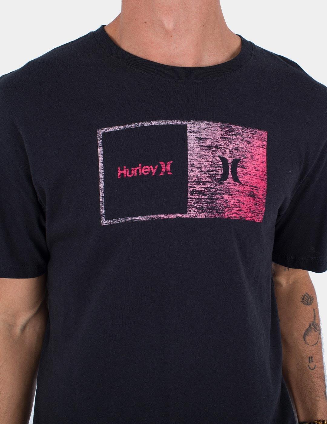 Camiseta HURLEY EVD HALFER GRADIENT - Black