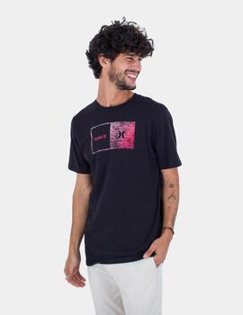 Camiseta HURLEY EVD HALFER GRADIENT - Black