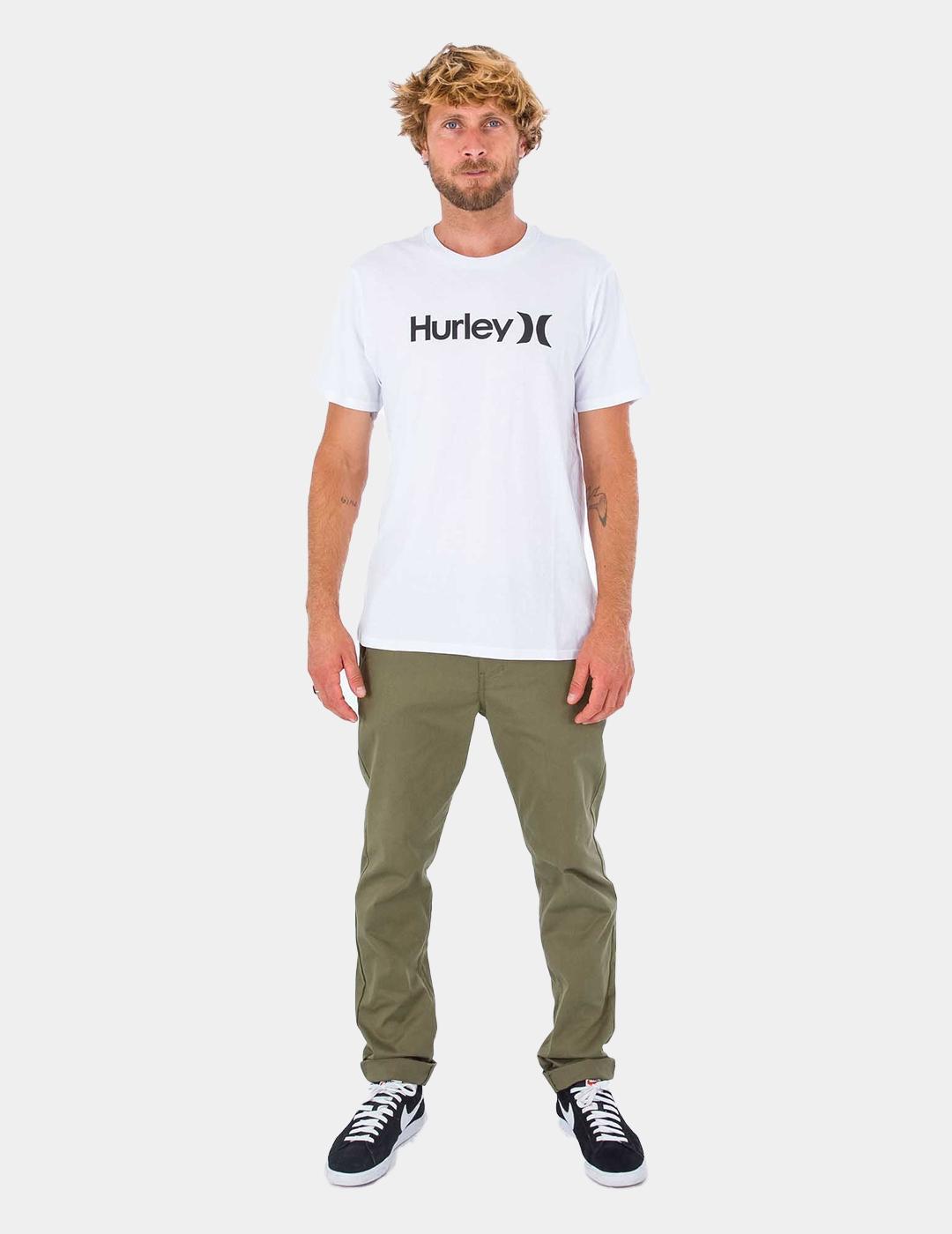 Camiseta HURLEY EVD WASH CORE OAO SOLID - White