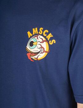 Camiseta AMERICAN SOCKS EAGLE EYE - Navy