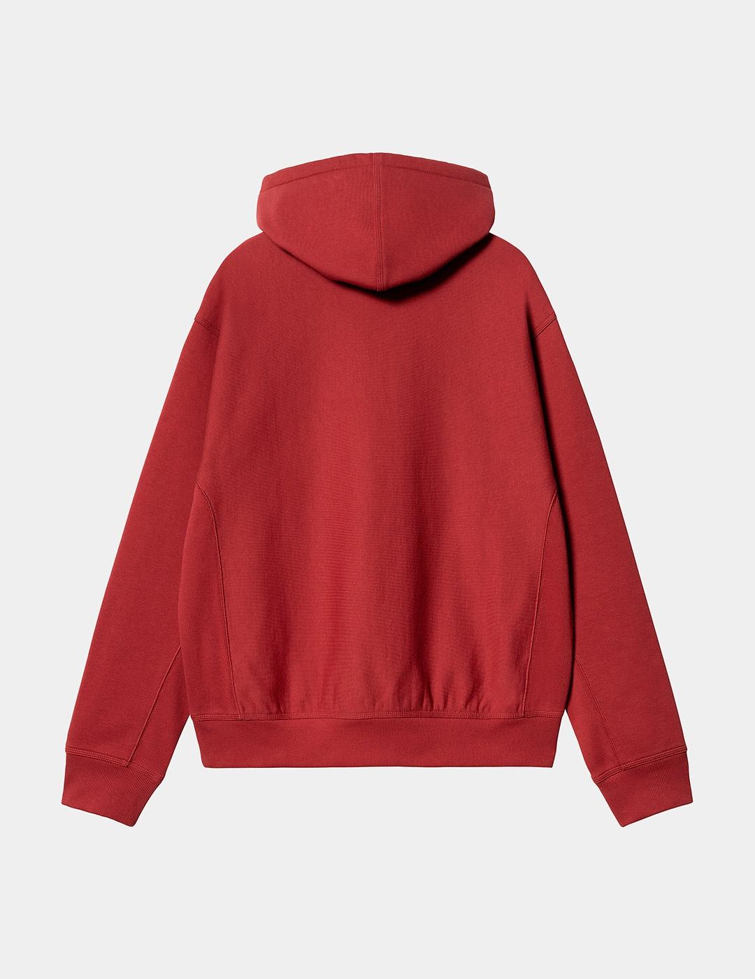 Sudadera Capucha CARHARTT AMERICAN SCRIPT - Tuscany