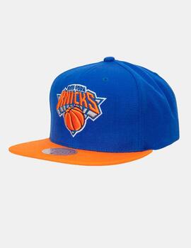 Gorra MITCHELL & NESS NEW YORK KNICKS - Royal/Orange