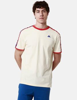 Camiseta LILOGT - Graphik Tape Grey Md Mel/Red/Blu