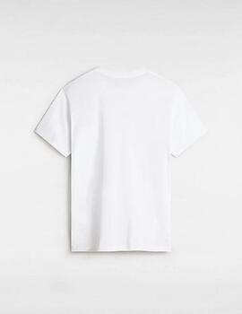 Camiseta VANS LEFT CHEST LOGO - White/Black